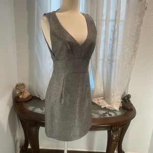 Black holo mini dress